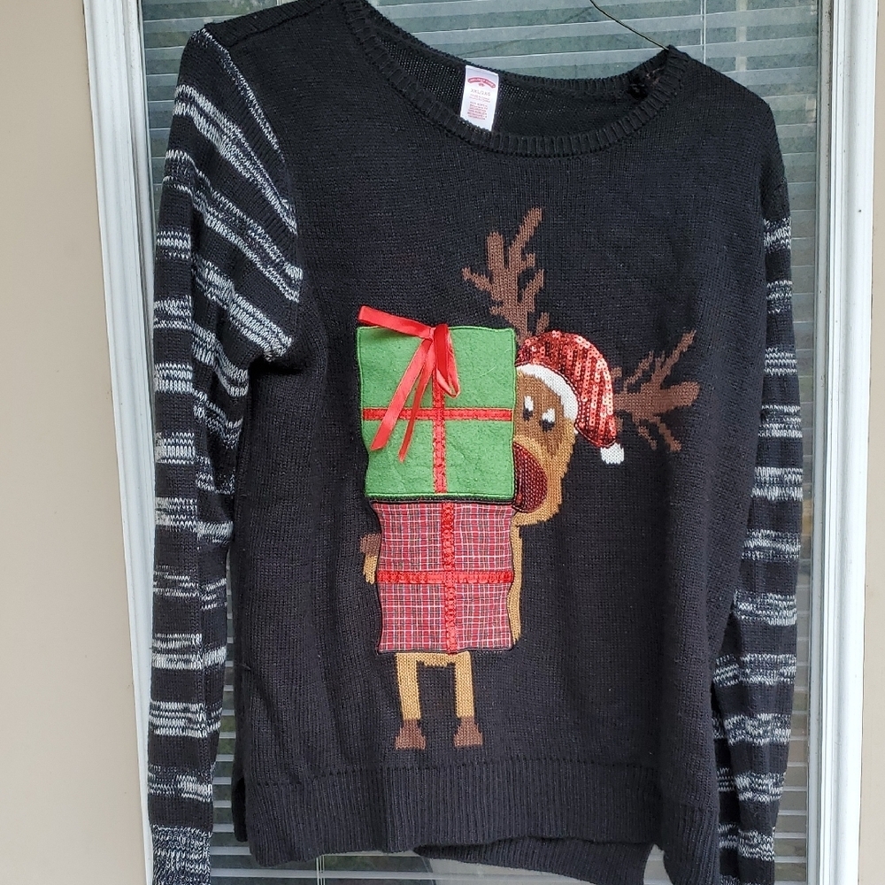 Christmas In July with This Very Festive Reindeer Sweater